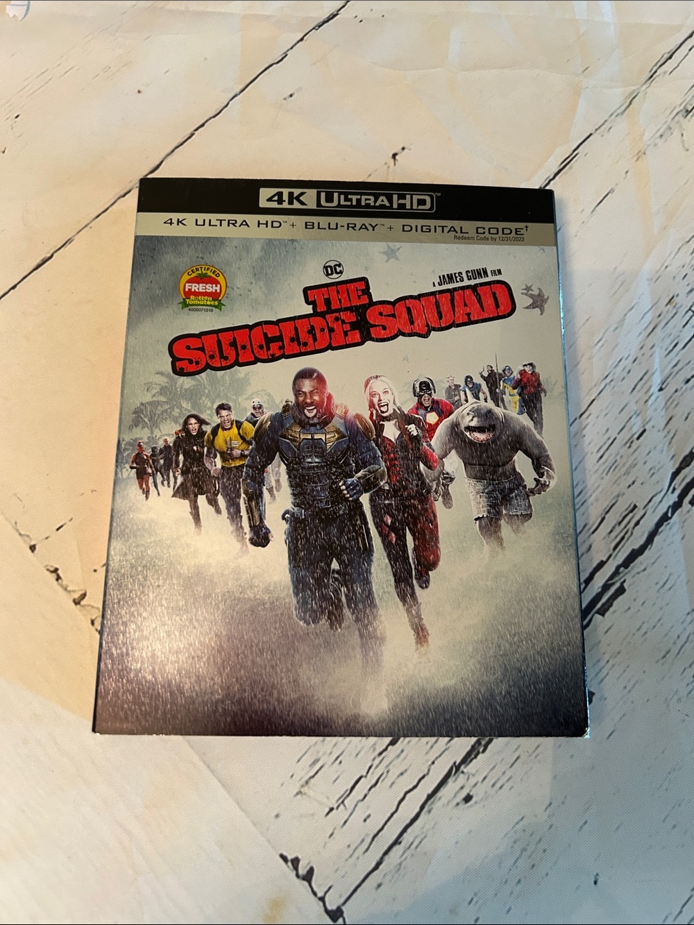 adidas Black and Red The Suicide Squad 4K Ultra HD Blu-ray Slipcover